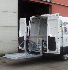 Fahrzeuginterne industrielle Lastenhebebühne